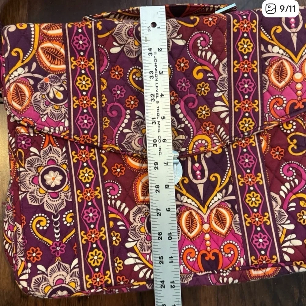 Vera Bradley Attache Messenger Style Bag 